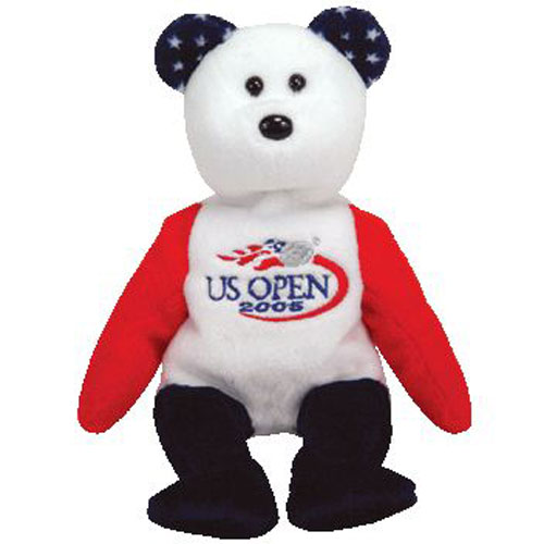 TY Beanie Baby - SMASH the U.S. OPEN 2005 Bear (U.S. OPEN Exclusive) (9 inch)