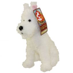 TY Beanie Baby - SNOWY the Dog (The Adventures of TinTin) (8.5 inch)
