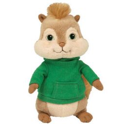 TY Beanie Baby - THEODORE the Chipmunk (Alvin & the Chipmunks - Movie) (6.5 inch)