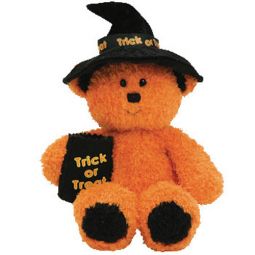 TY Beanie Baby - WITCHY the Halloween Bear (7 inch)