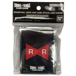 Bandai Dragon Ball Super Card Game Supplies - Deck Protectors - RED RIBBON ARMY [64 Sleeves]
