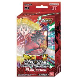 Bandai Dragon Ball Super Trading Cards - Zenkai Starter Deck SD17 - RED RAGE