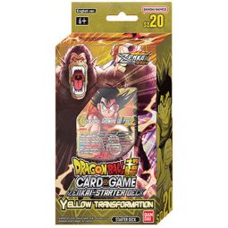 Bandai Dragon Ball Super Trading Cards - Zenkai Starter Deck SD20 - YELLOW TRANSFORMATION