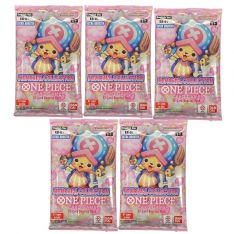 Bandai One Piece Trading Cards - Memorial Collection EB-01 - BOOSTER PACKS [5 Pack Lot]
