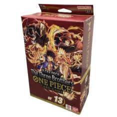 Bandai One Piece Trading Cards - Ultra Deck ST-13 - THE THREE BROTHERS (50-Card Deck & More)