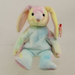 TY Beanie Baby - HIPPIE the Bunny (w/ Blue Chest) (8.5 inch) MWMTs