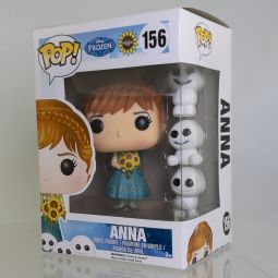Funko POP! Disney Frozen Fever - Vinyl Figure - ANNA with Snowgies #156 *NON-MINT*
