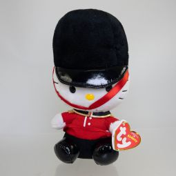 TY Beanie Baby - HELLO KITTY ( ROYAL GUARD ) (UK Exclusive) (8 inch) *NON-MINT TAG*