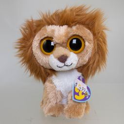 TY Beanie Boos - KING the Lion (Solid Eye Color) (Regular Size - 6 inch) *NON-MINT TAG*