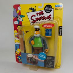 Playmates - The Simpsons - Interactive Captain McCallister Figure *NON-MINT BOX*