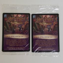 Lot of 2 2001 Harry Potter Trading Card Game Promo Packs