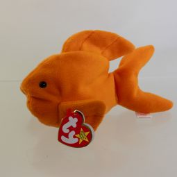 TY Beanie Baby - GOLDIE the Goldfish (w/ Inch tush tag - ODDITY)