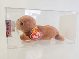 Authenticated TY Beanie Baby - TUSK the Walrus (4th Gen Hang Tag - MWCTs)