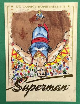 DC Comics Bombshells S2 - SUPERMAN #57 GOLD FOIL DECO VARIANT