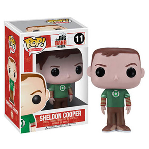 Funko POP! Television - Vinyl Figure - SHELDON from Big Bang Theory (Green Lantern Shirt - 4 inch)