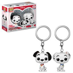 Funko Pocket POP! Keychains - Disney 2-Pack - PONGO & PERDITA (101 Dalmatians)