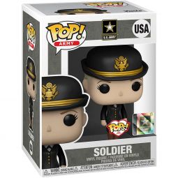 Funko POPs! With Purpose - Military (US Army) Vinyl Figure - SOLDIER (Female #3) USA