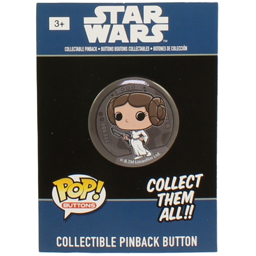 Funko Collectible Pinback Buttons - Classic Star Wars - PRINCESS LEIA
