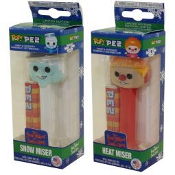Funko POP! PEZ Dispensers - The Year Without a Santa Claus  - SET OF 2 MISERS (Heat & Snow)