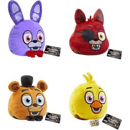 Funko Reversible Heads Plush - Five Nights at Freddy's - SET OF 4 (Bonnie, Chica, Foxy +1)(4 inch)