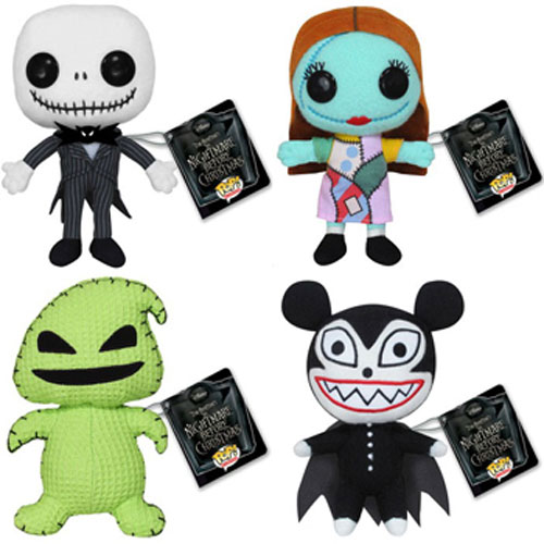 Funko Plushies - Nightmare Before Christmas - SET OF 4 (Jack, Sally ...