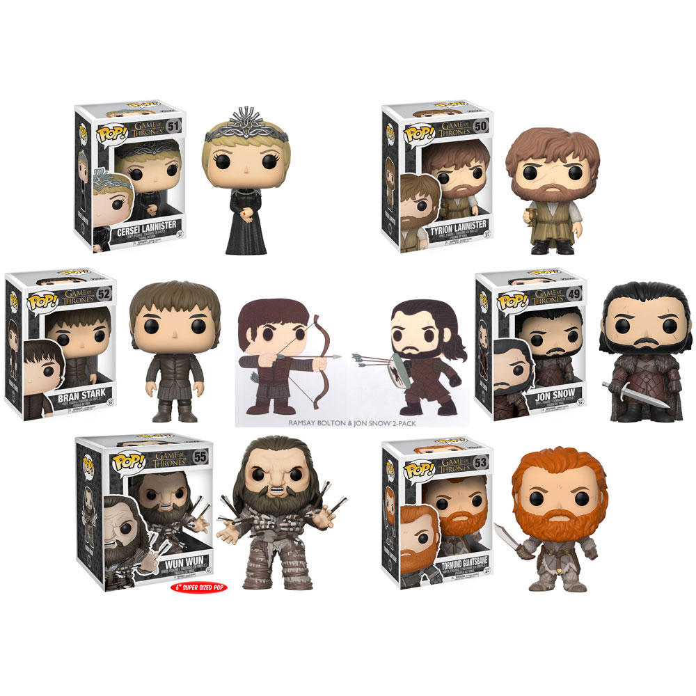 Funko POP! Television - Game of Thrones 2017 Vinyl Figures - SET OF 7 (8 Figures Total)(Ships 2017) Funko POP! Television - Game of Thrones 2017 Vinyl Figures - SET OF 7 (8 Figures Total)(Ships 2017)