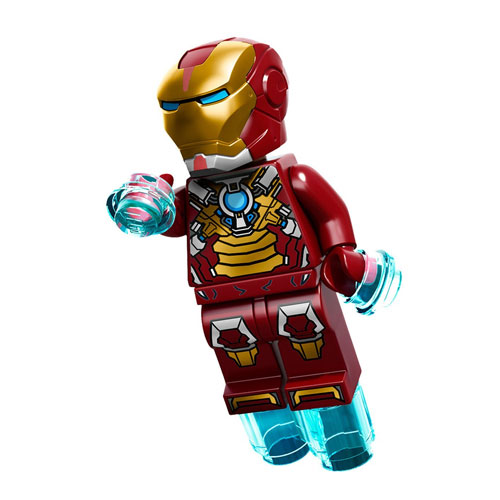 LEGO Minifigure - Marvel Super Heroes - IRON MAN with Jet Repulsors (Heart Breaker)