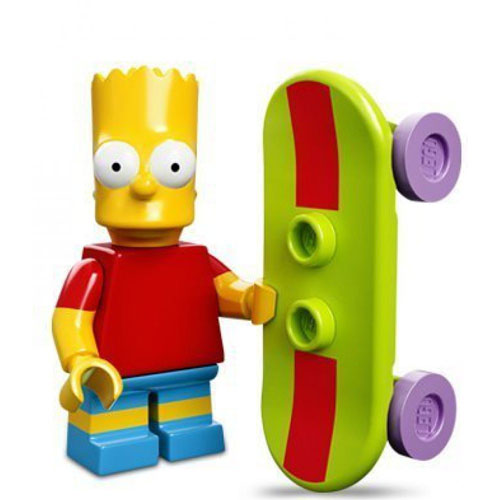 LEGO Minifigure - The Simpsons - BART with Skateboard