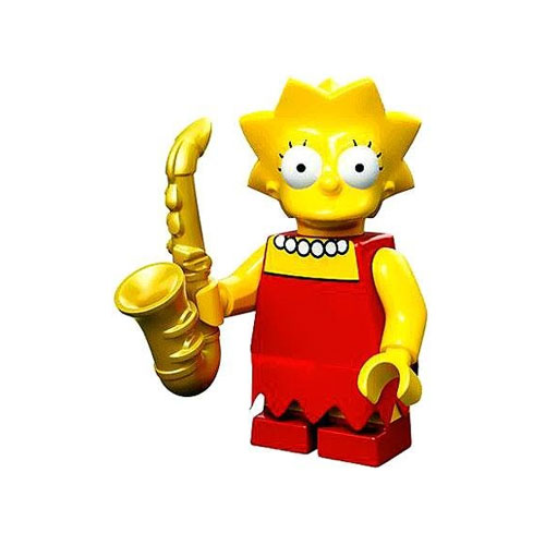 LEGO Minifigure - The Simpsons - LISA SIMPSON with Saxophone