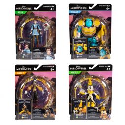 McFarlane Toys Articulated Action Figures - Disney Mirrorverse - SET OF 4 (Sulley, Belle +2)(5 inch)