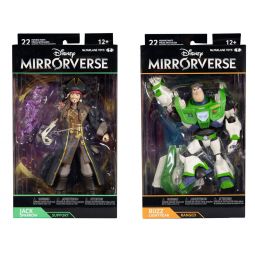 McFarlane Toys Articulated Action Figures - Disney Mirrorverse - SET OF 2 (Buzz & Jack)(7 inch)