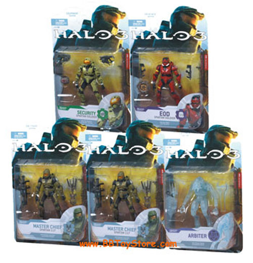 McFarlane Toys Action Figures - Halo 3 Series 4 - ( SET OF 5 )