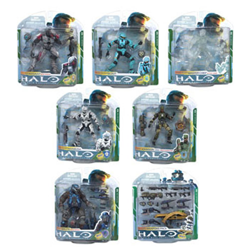 McFarlane Toys Action Figures - Halo 3 Series 5 - ( SET OF 7 )