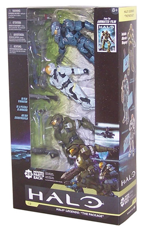 McFarlane Toys Action Figure - Halo Legends 3-Pack - MASTER CHIEF, FREDERIC & KELLY