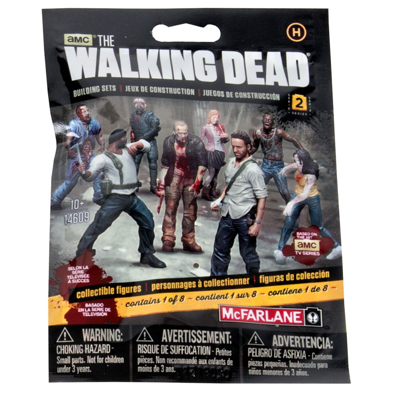 McFarlane Toys Building Sets - The Walking Dead Series 2 - BLIND PACK (1 Human Figure)