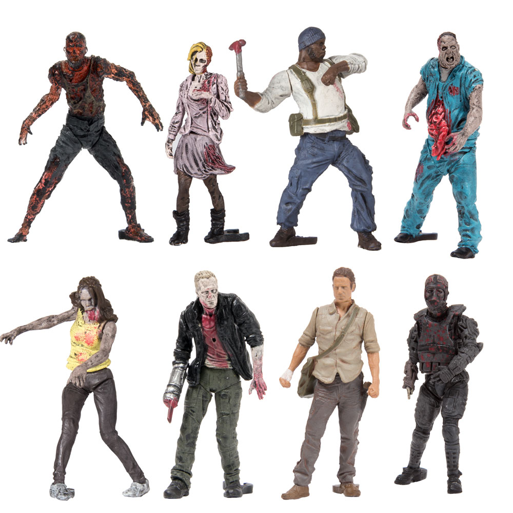 McFarlane Toys Building Sets - The Walking Dead Series 2 - COMPLETE SET OF 8 (2 inch)