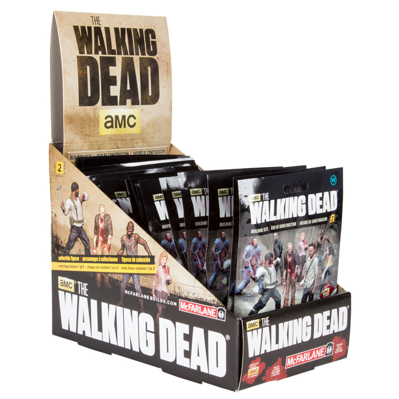 McFarlane Toys Building Sets - The Walking Dead Series 2 - BOX (24 Blind Bags)