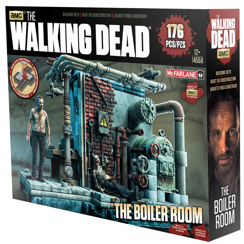 McFarlane Toys Building Sets - The Walking Dead - PRISON BOILER ROOM (176 Pieces)