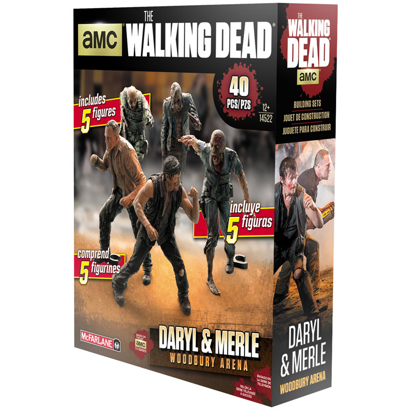 McFarlane Toys Building Sets - The Walking Dead - DARYL & MERLE WOODBURY ARENA (5 Figures)
