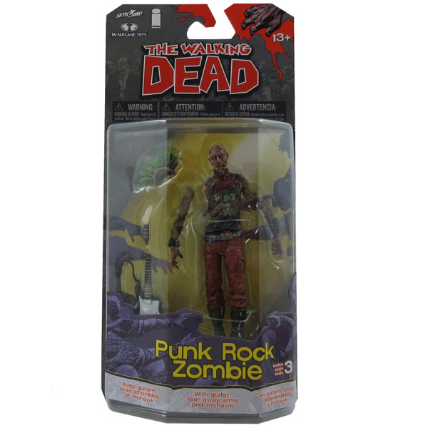 McFarlane Toys Action Figure - The Walking Dead Comic Book Series 3 - PUNK ROCK ZOMBIE