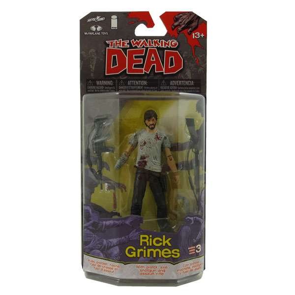 McFarlane Toys Action Figure - The Walking Dead Comic Book Series 3 - RICK GRIMES