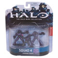 McFarlane Toys Action Figures - Halo 3 Wars Heroic Collection 3-Pack - SQUAD 4 COVENANT (Purple)