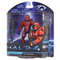 McFarlane Toys Action Figure - Halo 4 Series 1 - SPARTAN WARRIOR (Red)