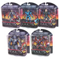 McFarlane Toys Action Figures - Halo Reach Series 6 - Set of 5 (Jun, B Major, E Zealot, S Pilot & Ka