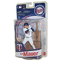 McFarlane Toys Action Figure - MLB Sports Picks Series 27 - JOE MAUER (White w/ Blue Pinstripes)