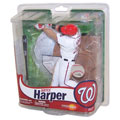 McFarlane Toys Action Figure - MLB Sports Picks - BRYCE HARPER (White Jersey)