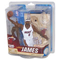 McFarlane Toys Action Figure - NBA Sports Picks Series 21 - LEBRON JAMES (White Jersey)