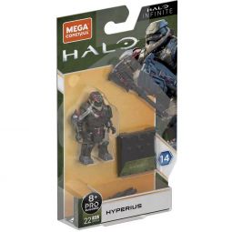 MEGA Construx - Halo Infinite S14 Micro Action Figure - HYPERIUS (2 inch)(22 Pieces) GYG46