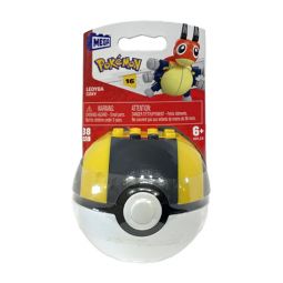 MEGA Pokemon Pokeball Set S16 - LEDYBA in Ultra Ball (38 Pieces) HHL18