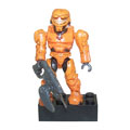 Mega Bloks - Halo Micro Action Figure - Series 3 - ORANGE UNSC SPARTAN